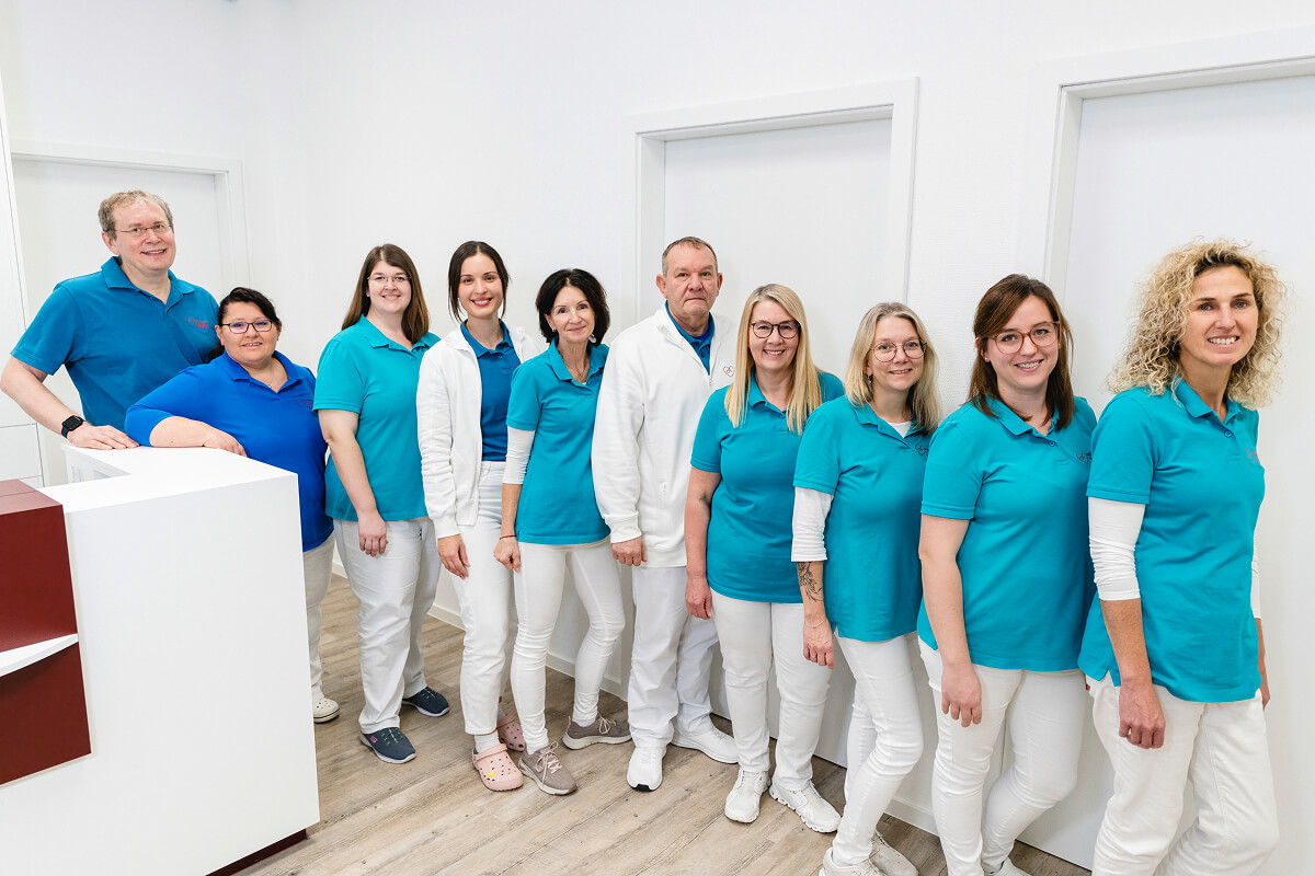 Hausarzt Praxisteam Gruppenfoto