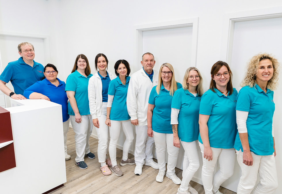 Hausarzt Praxisteam Gruppenfoto
